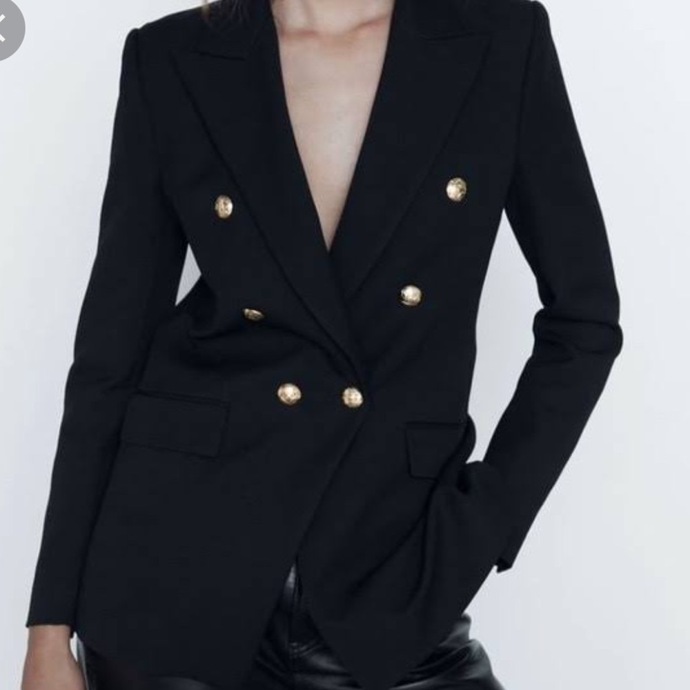 Zara double breasted blazer